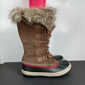 Sorel Joan of Arctic Waterproof Winter Faux Fur Winter Snow Boots Womens 7